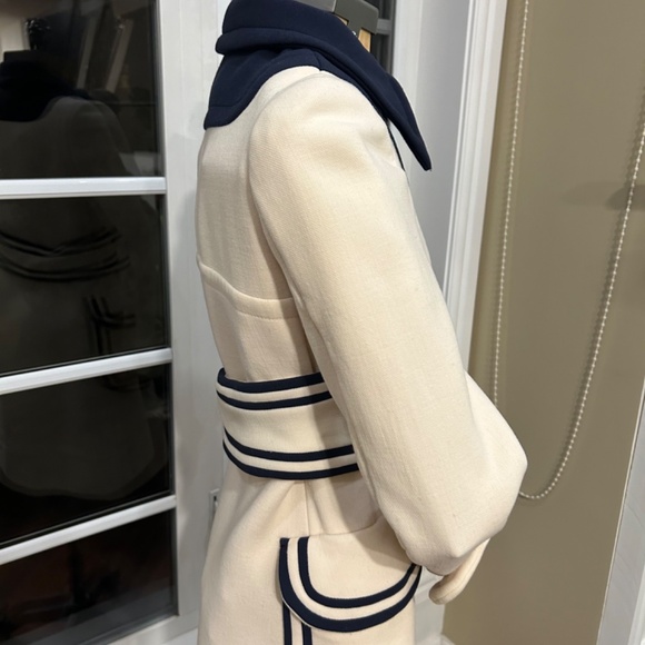 Miu Miu 2015 Collection contrast trim double knit wool coat - Picture 3 of 13